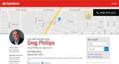 Desktop Screenshot of gregphillipsinsurance.com